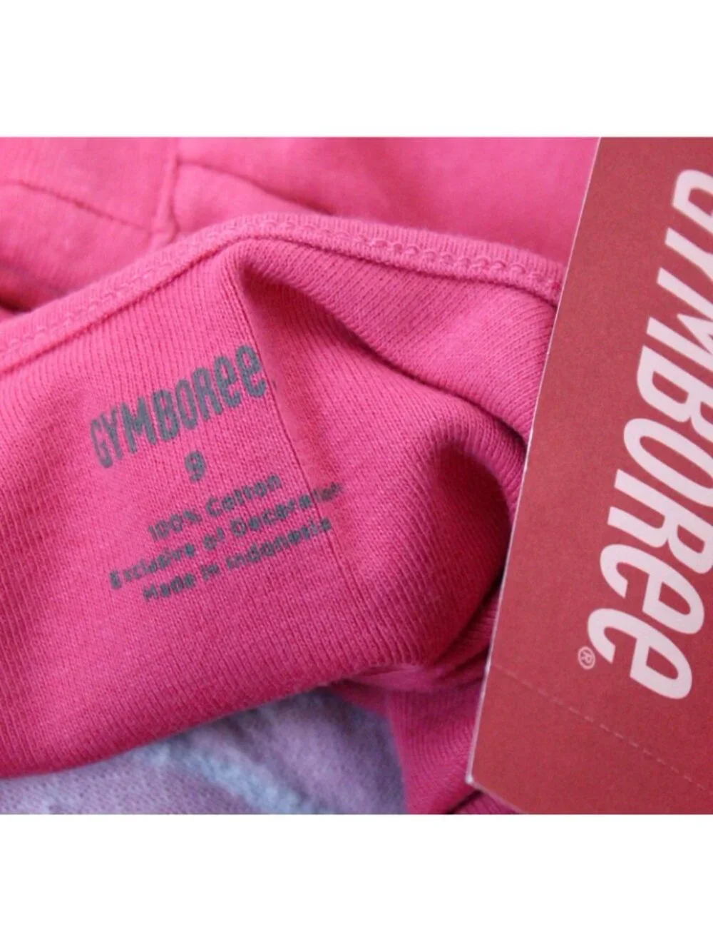 2008 Gymboree Classroom Kitty Pink Tee T-Shirt sz 9 Grey Cat Bow Open Back BTS